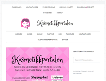 Tablet Screenshot of kosmetikkportalen.com